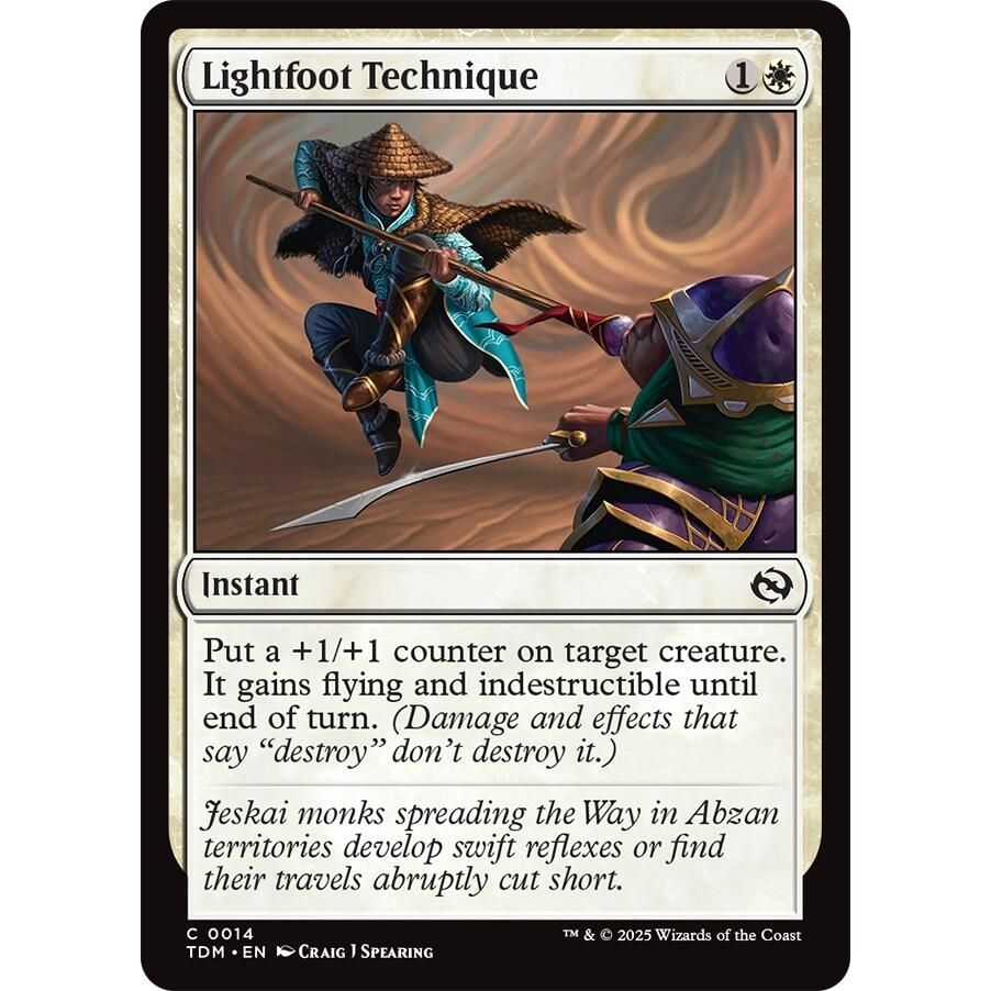 Image for Lightfoot Technique (14) (TDM) - Magic: The Gathering