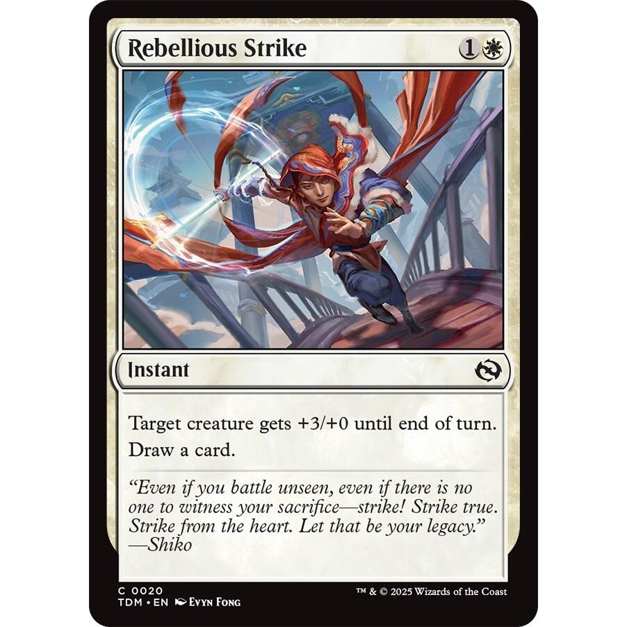 Image for Rebellious Strike (20) (TDM) - Magic: The Gathering