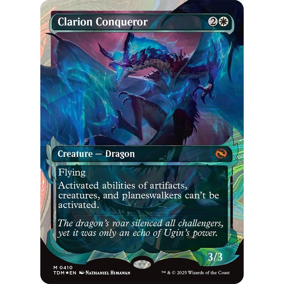 Image for Clarion Conqueror (Showcase) (Halo Foil) (410) (TDM) - Magic: The Gathering