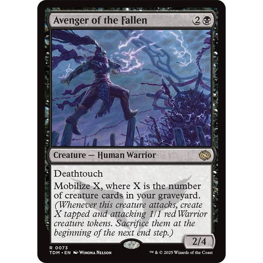 Image for Avenger of the Fallen (73) (TDM) - Magic: The Gathering