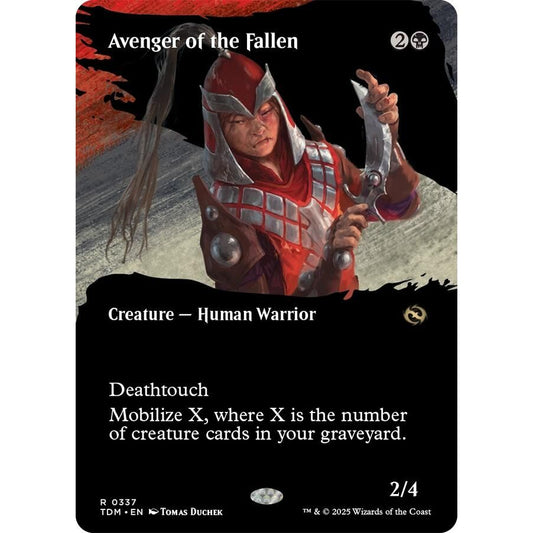 Image for Avenger of the Fallen (Borderless) (337) (TDM) - Magic: The Gathering