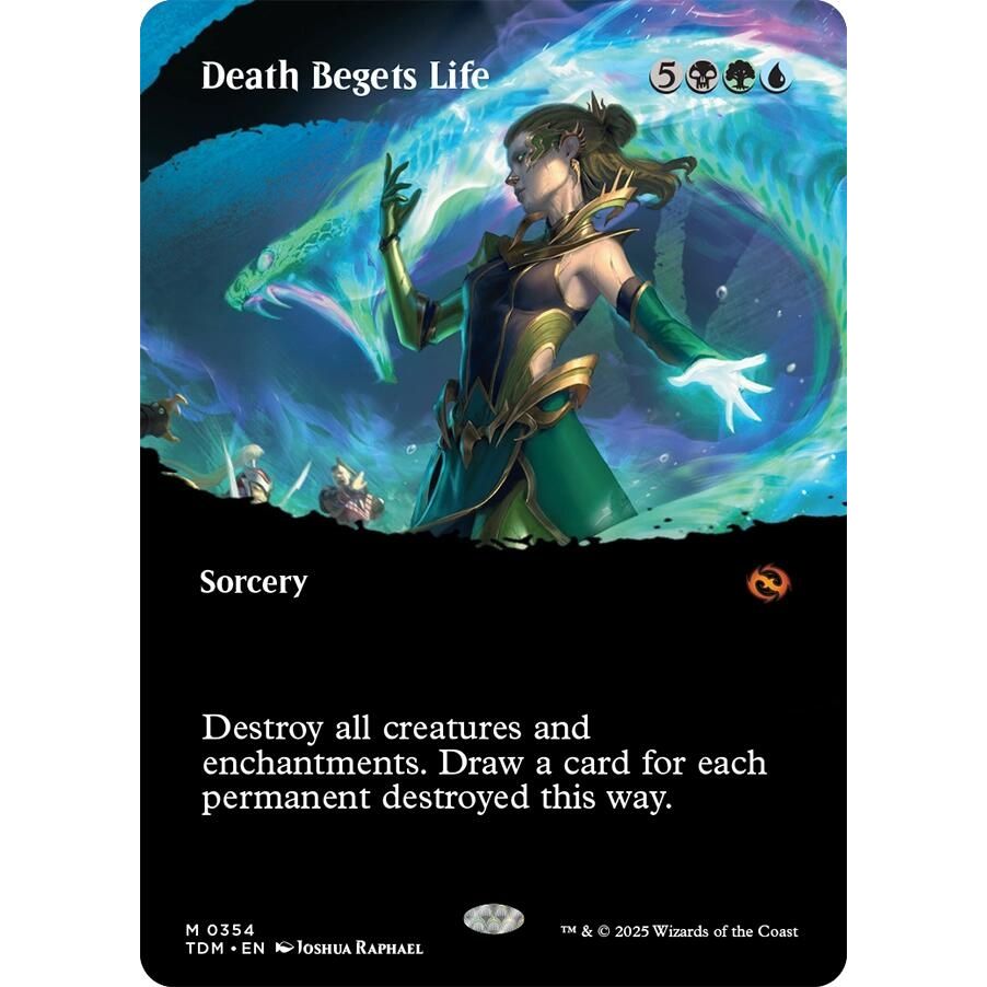 Image for Death Begets Life (Borderless) (354) (TDM) - Magic: The Gathering