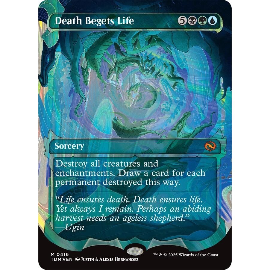 Image for Death Begets Life (Showcase) (Halo Foil) (416) (TDM) - Magic: The Gathering
