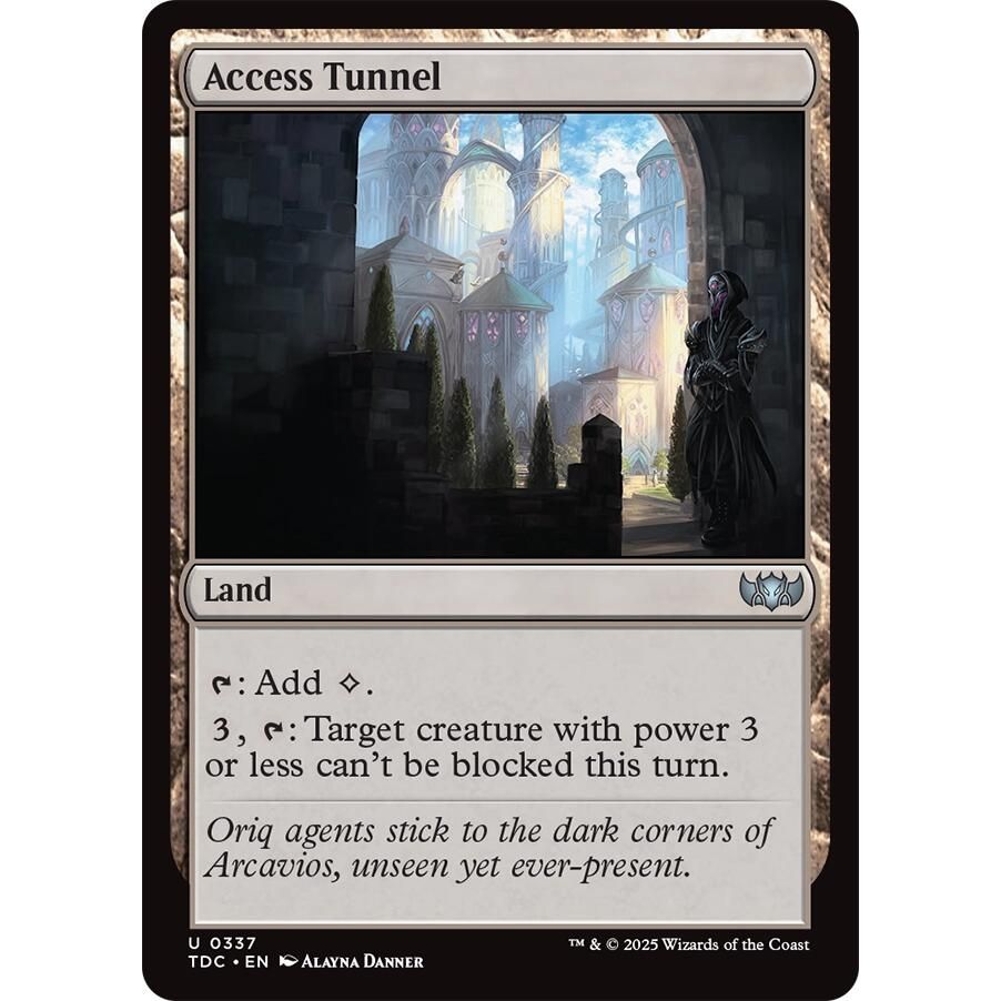 Image for Access Tunnel (337) (TDC) - Magic: The Gathering