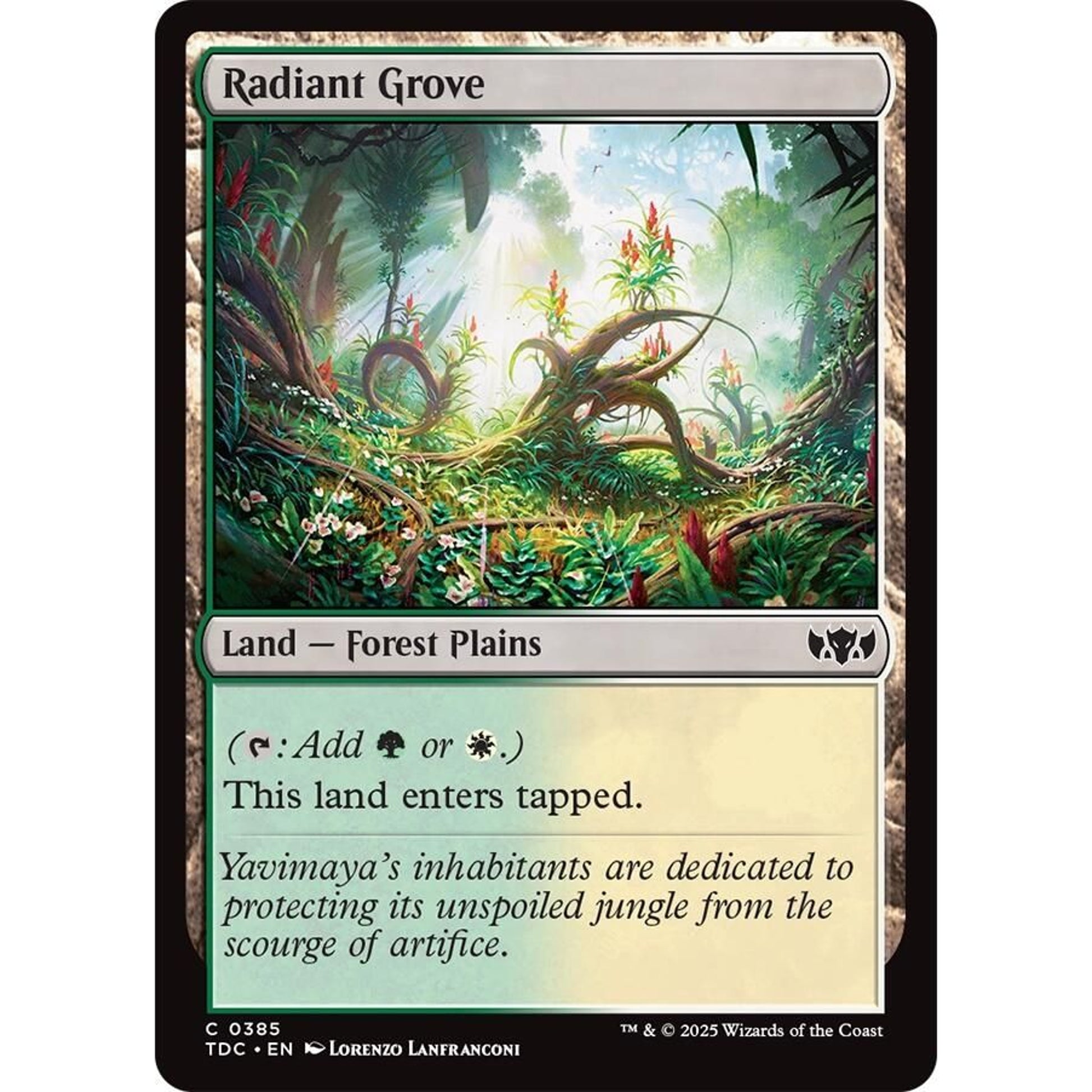 Image for Radiant Grove (385) (TDC) - Magic: The Gathering