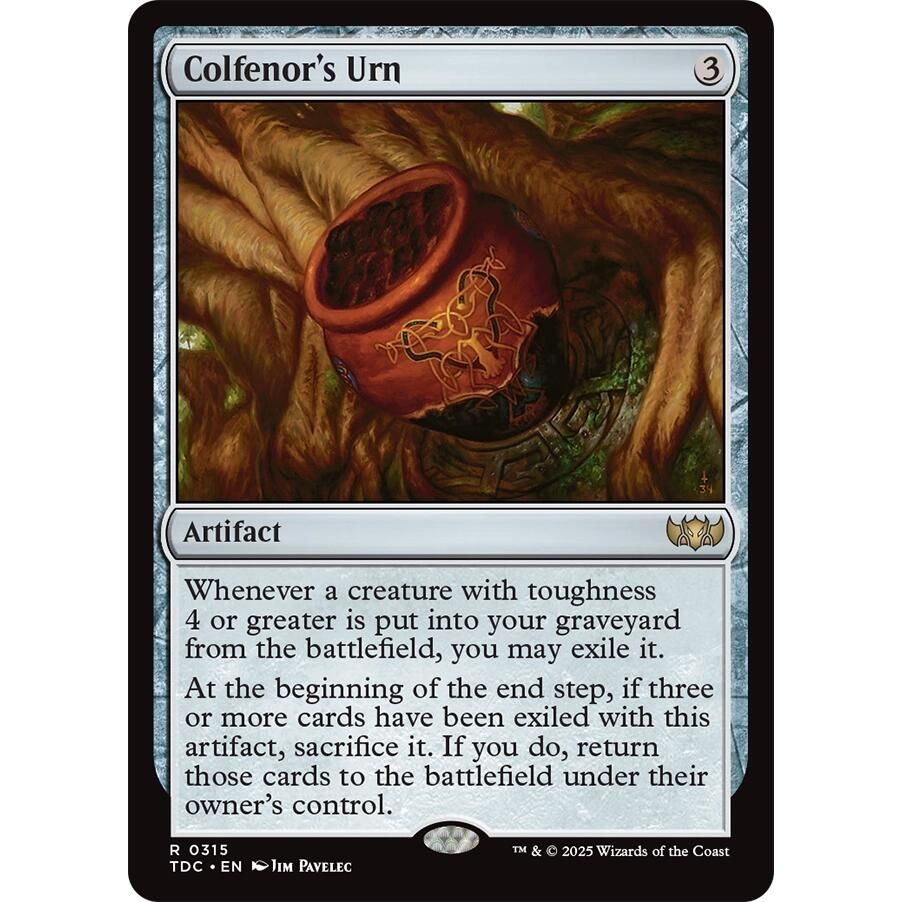 Image for Colfenor's Urn (315) (TDC) - Magic: The Gathering