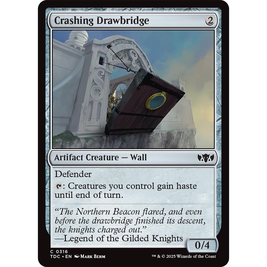 Image for Crashing Drawbridge (316) (TDC) - Magic: The Gathering