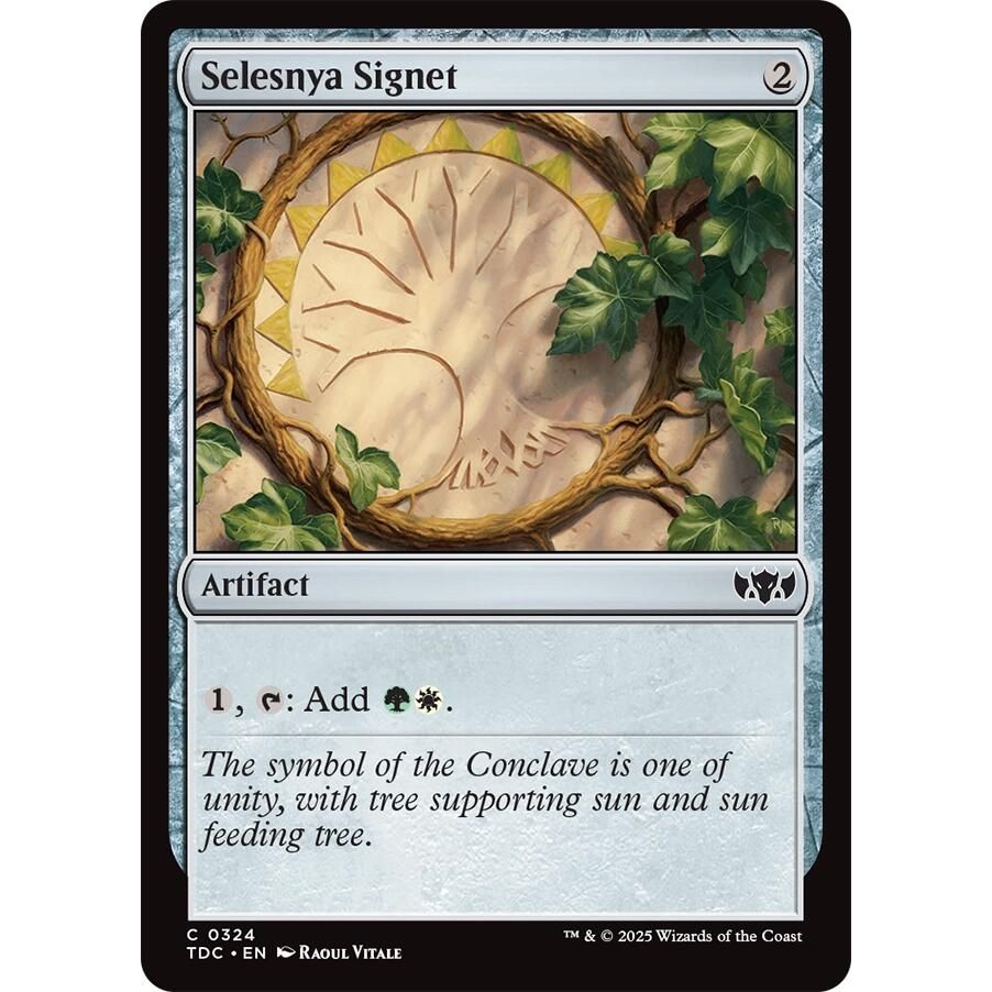 Image for Selesnya Signet (324) (TDC) - Magic: The Gathering