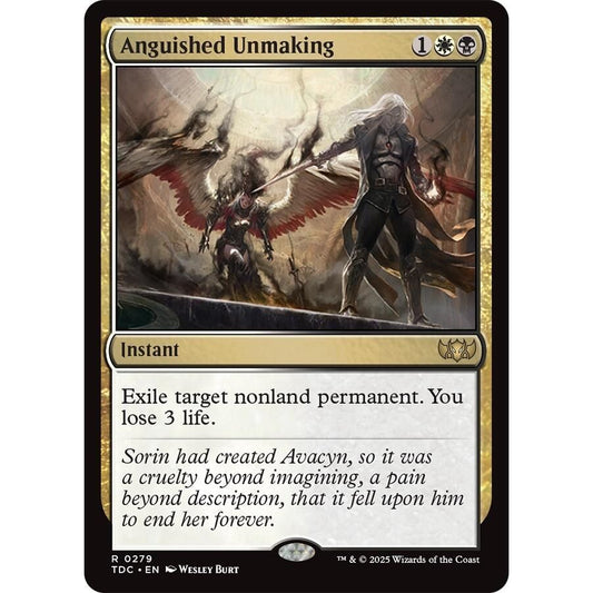 Image for Anguished Unmaking (279) (TDC) - Magic: The Gathering
