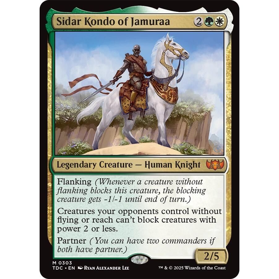 Image for Sidar Kondo of Jamuraa (303) (TDC) - Magic: The Gathering