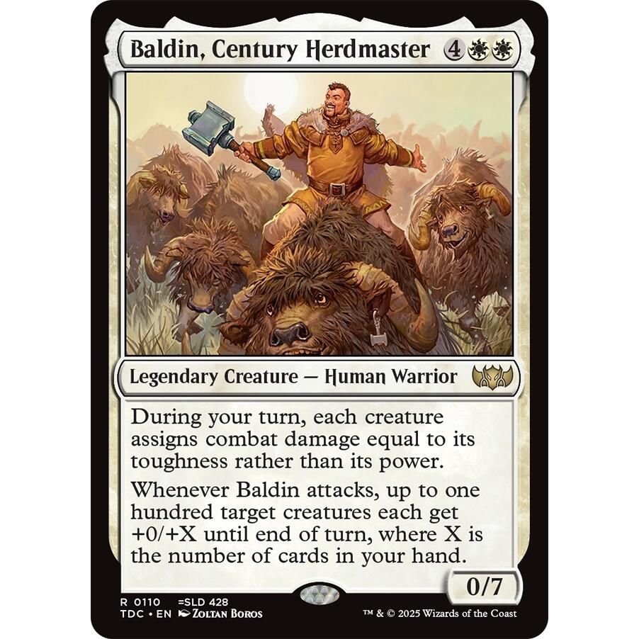 Image for Baldin, Century Herdmaster (110) (TDC) - Magic: The Gathering