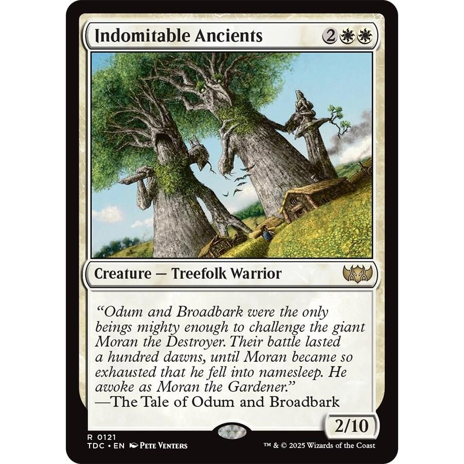 Image for Indomitable Ancients (121) (TDC) - Magic: The Gathering