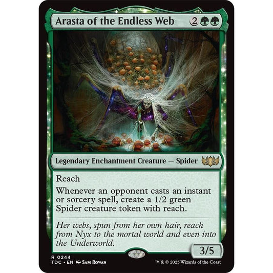 Image for Arasta of the Endless Web (244) (TDC) - Magic: The Gathering