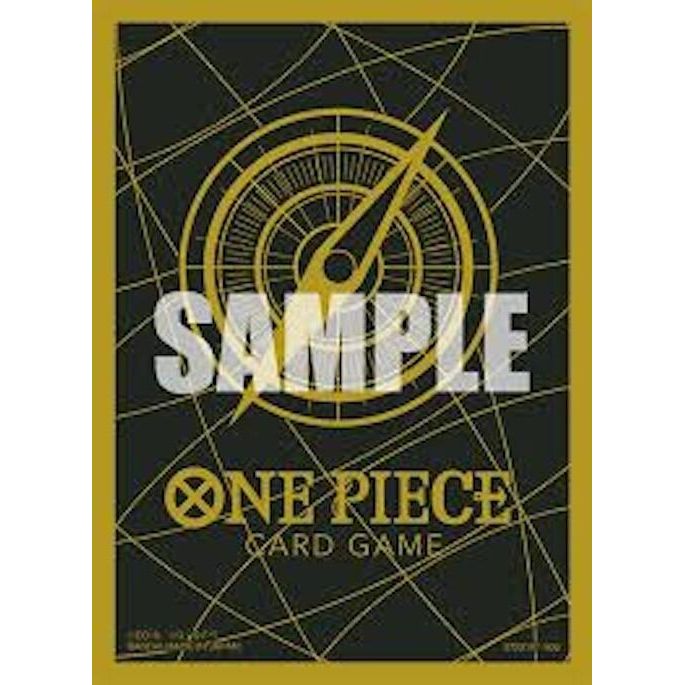 Image for One Piece Card Game Official Sleeves: BANDAI Card Games Fest 23-24 Standard Black & Gold (70-Pack) - Card Sleeves