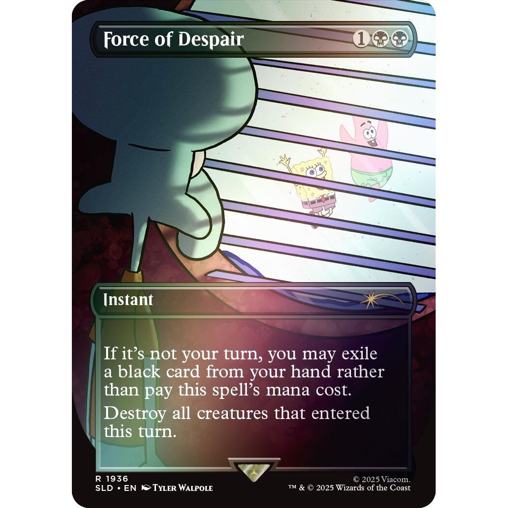 Image for Force of Despair (Rainbow Foil) (1936) (SLD) - Magic: The Gathering