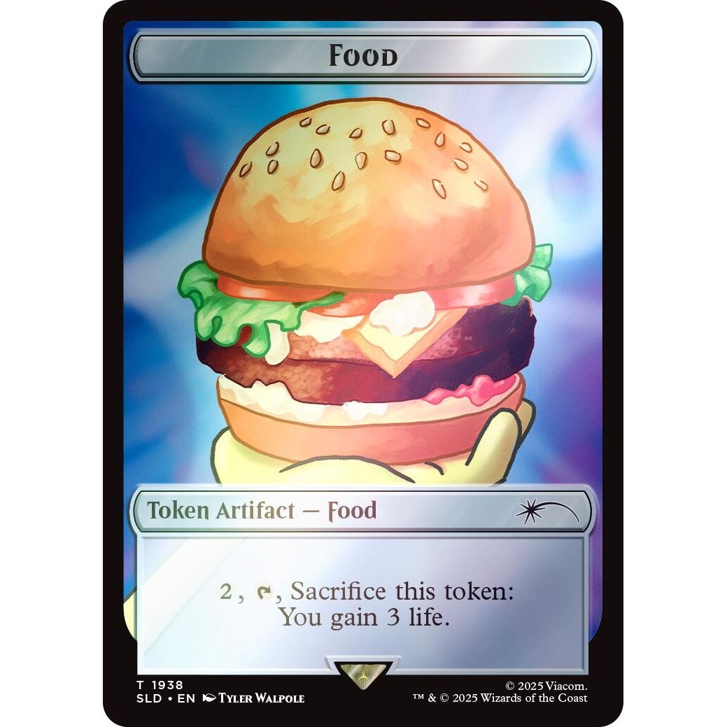 Image for Food Token (1938) (Rainbow Foil) (1938) (SLD) - Magic: The Gathering