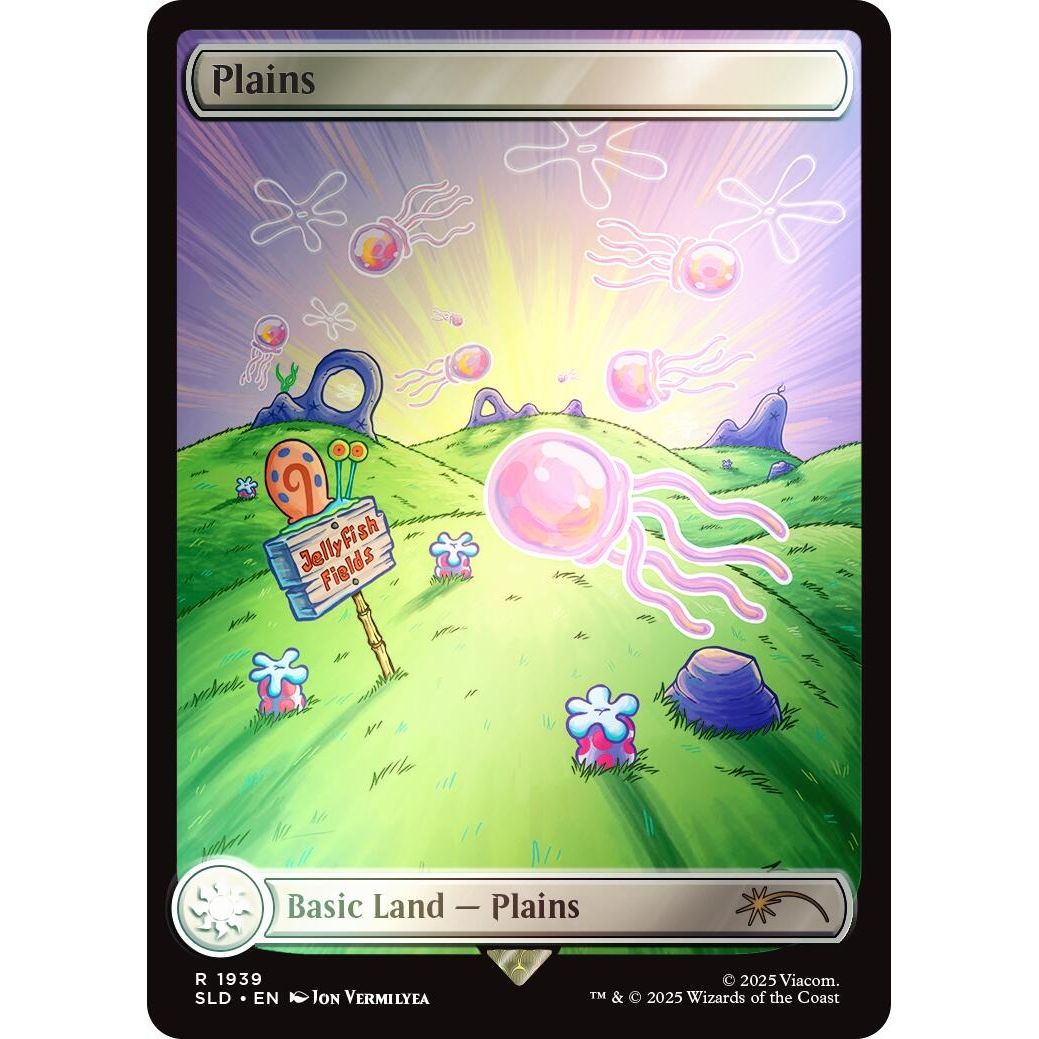 Image for Plains (1939) (Rainbow Foil) (1939) (SLD) - Magic: The Gathering