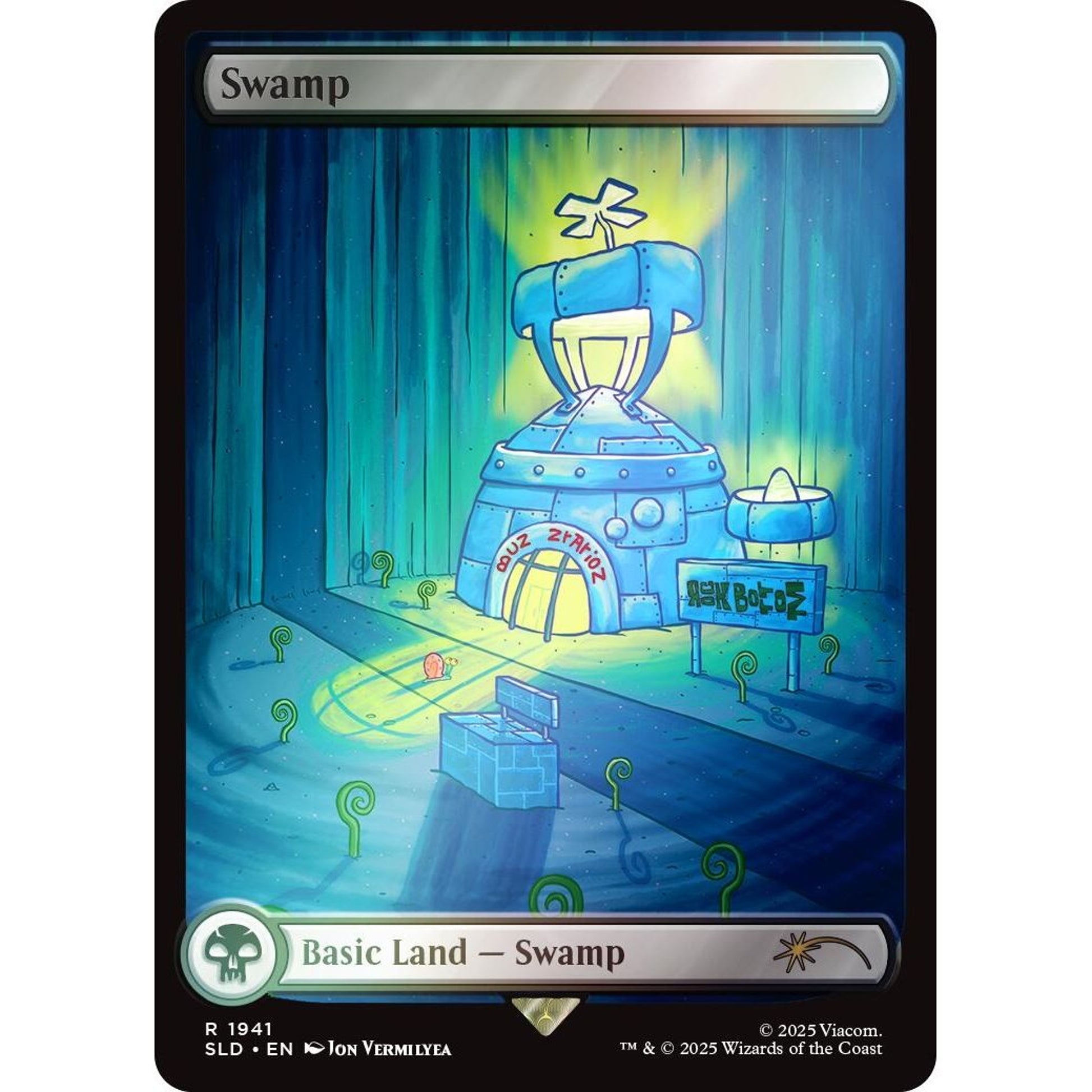 Image for Swamp (1941) (Rainbow Foil) (1941) (SLD) - Magic: The Gathering
