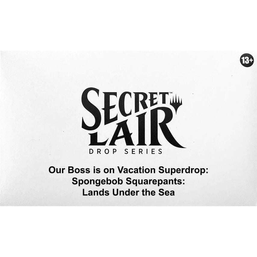Image for Secret Lair Drop: Our Boss is on Vacation Superdrop: Spongebob Squarepants: Lands Under the Sea - Non-Foil Edition - Magic: The Gathering