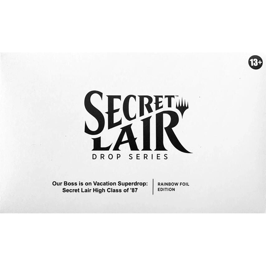 Image for Secret Lair Drop: Our Boss is on Vacation Superdrop: Secret Lair High Class of '87 - Rainbow Foil Edition - Magic: The Gathering