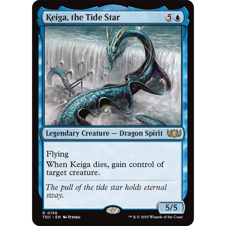 Image for Keiga, the Tide Star (156) (TDC) - Magic: The Gathering