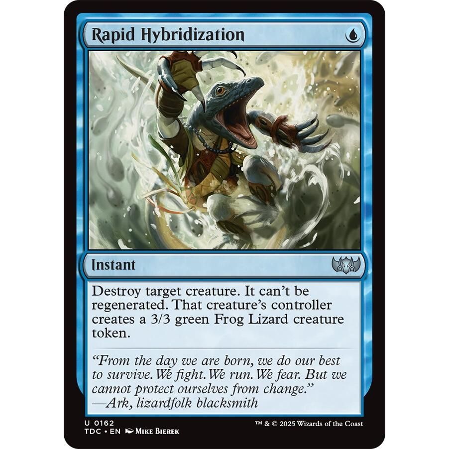 Image for Rapid Hybridization (162) (TDC) - Magic: The Gathering