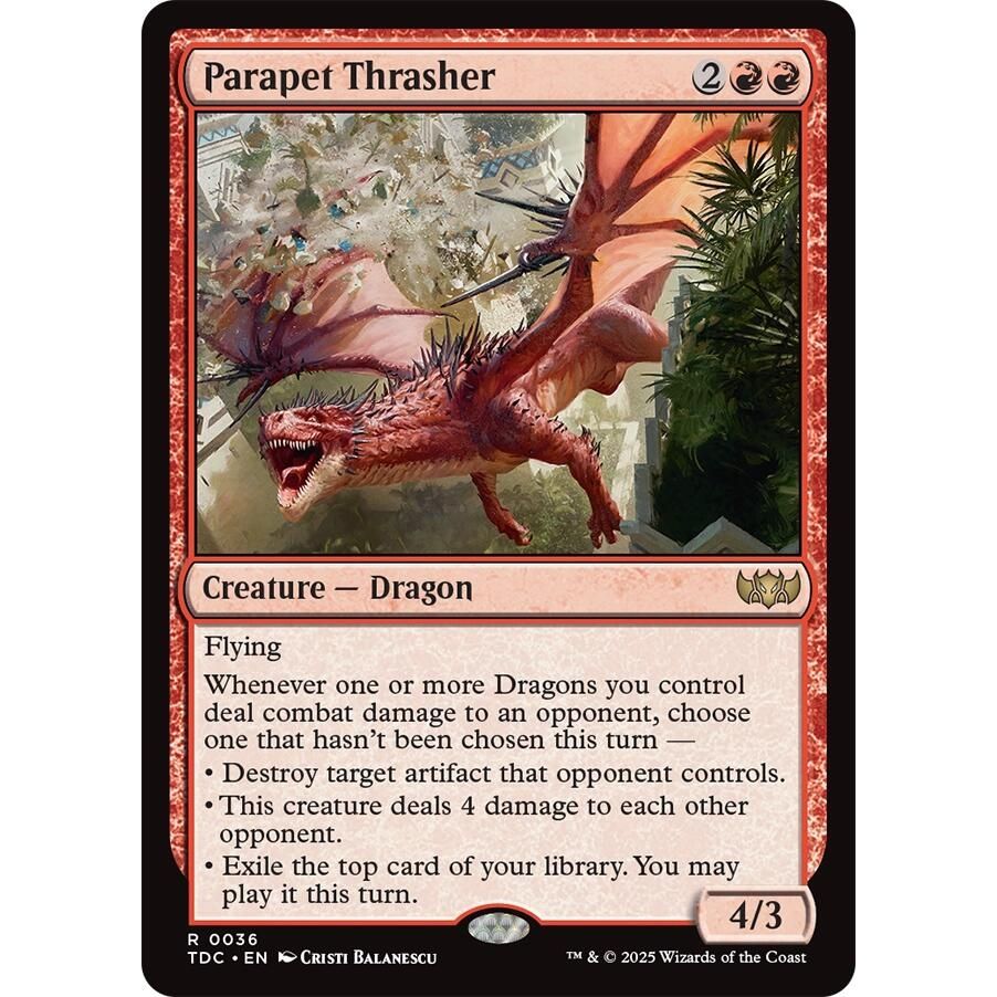 Image for Parapet Thrasher (36) (TDC) - Magic: The Gathering