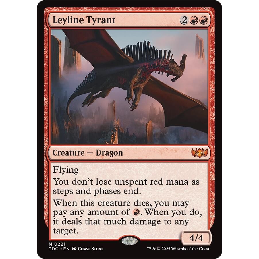 Image for Leyline Tyrant (221) (TDC) - Magic: The Gathering