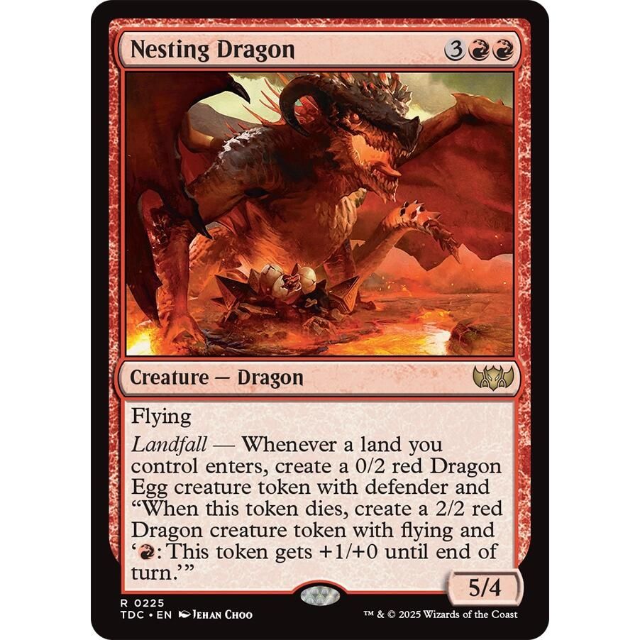 Image for Nesting Dragon (225) (TDC) - Magic: The Gathering