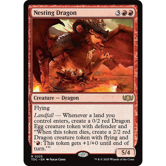 Image for Nesting Dragon (225) (TDC) - Magic: The Gathering