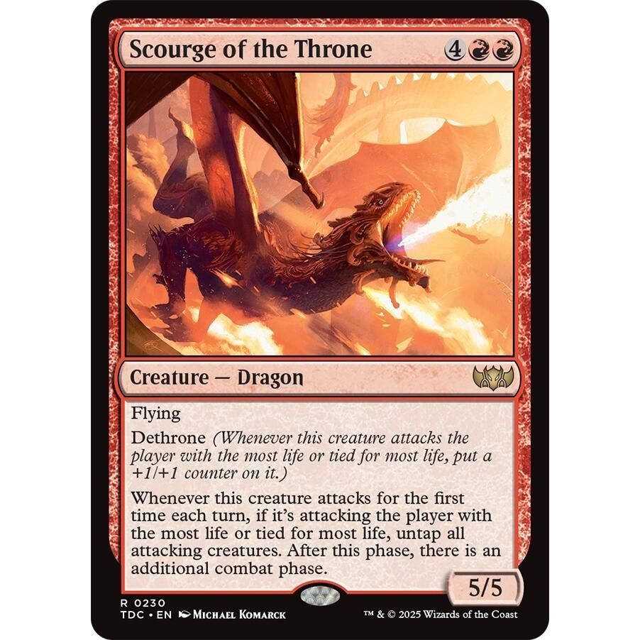 Image for Scourge of the Throne (230) (TDC) - Magic: The Gathering