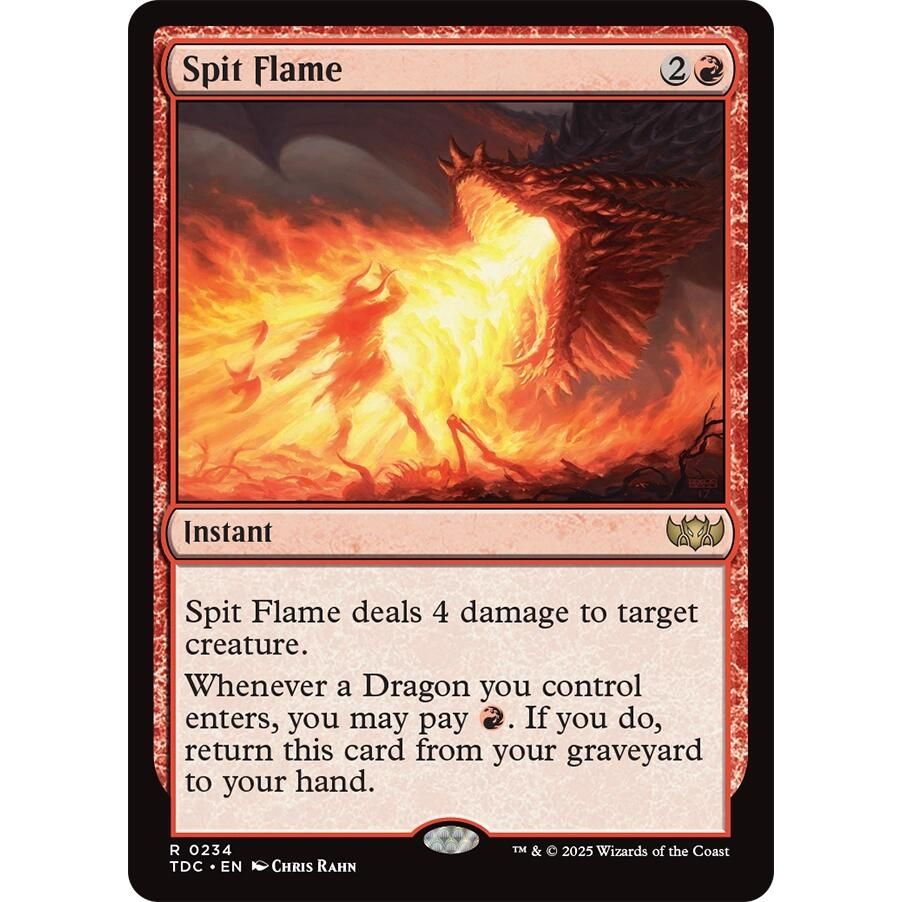 Image for Spit Flame (234) (TDC) - Magic: The Gathering