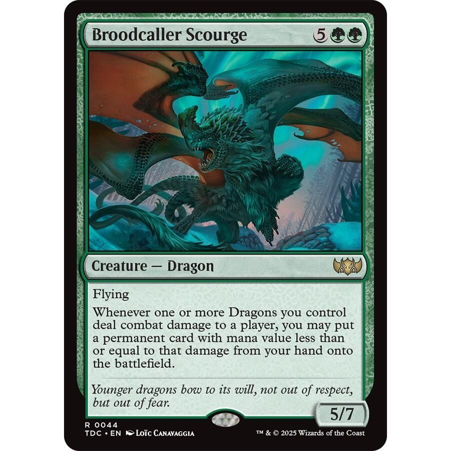 Image for Broodcaller Scourge (44) (TDC) - Magic: The Gathering