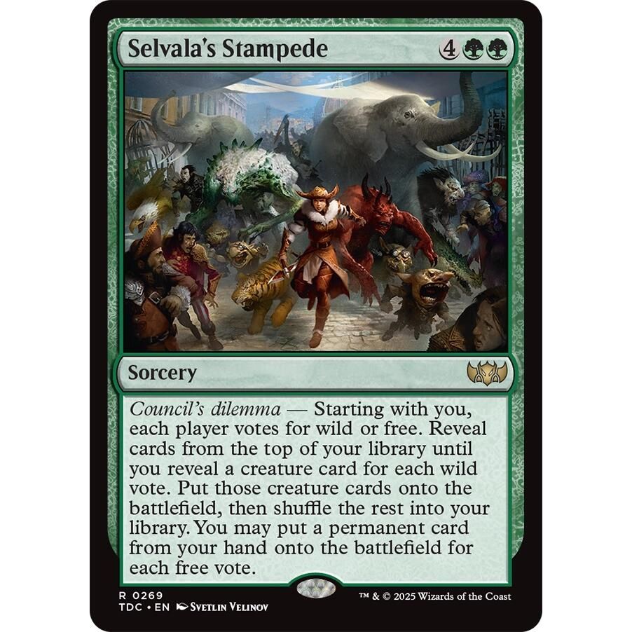Image for Selvala's Stampede (269) (TDC) - Magic: The Gathering