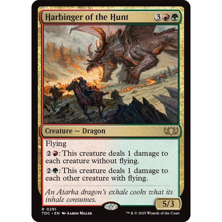 Image for Harbinger of the Hunt (291) (TDC) - Magic: The Gathering