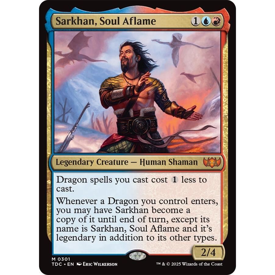 Image for Sarkhan, Soul Aflame (301) (TDC) - Magic: The Gathering