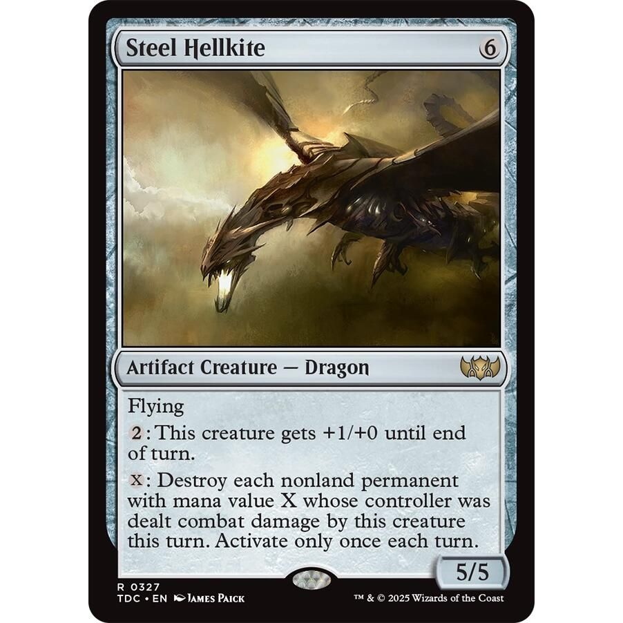 Image for Steel Hellkite (327) (TDC) - Magic: The Gathering