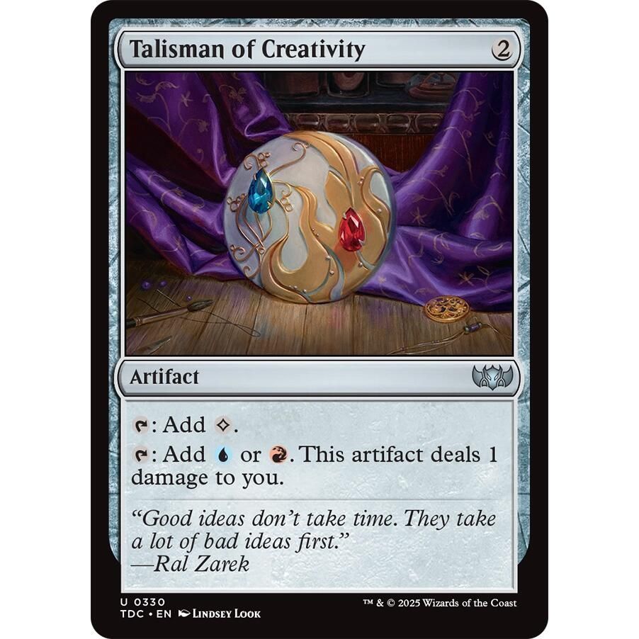 Image for Talisman of Creativity (330) (TDC) - Magic: The Gathering