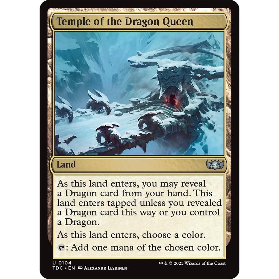 Image for Temple of the Dragon Queen (104) (TDC) - Magic: The Gathering