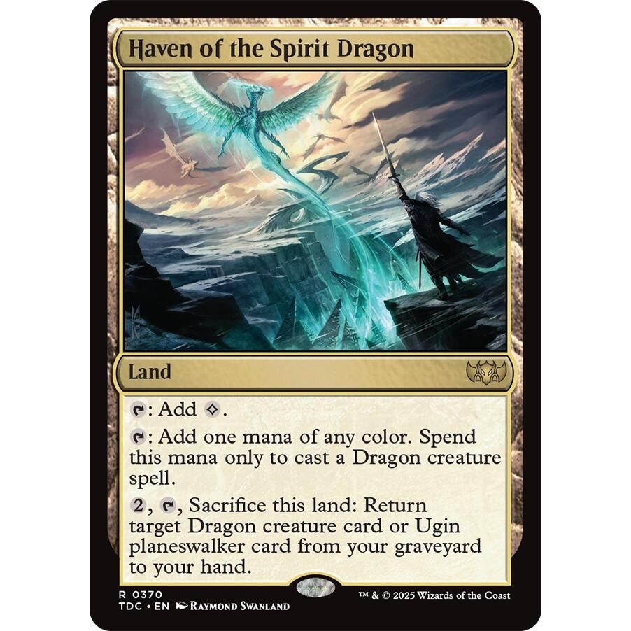 Image for Haven of the Spirit Dragon (370) (TDC) - Magic: The Gathering