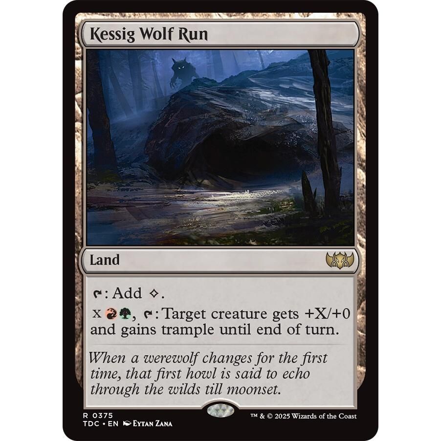 Image for Kessig Wolf Run (375) (TDC) - Magic: The Gathering