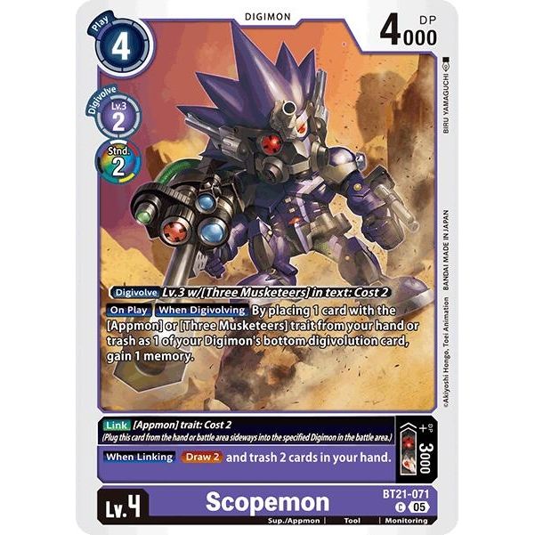 Image for Scopemon (BT21-071 C) (BT21) - Digimon Card Game