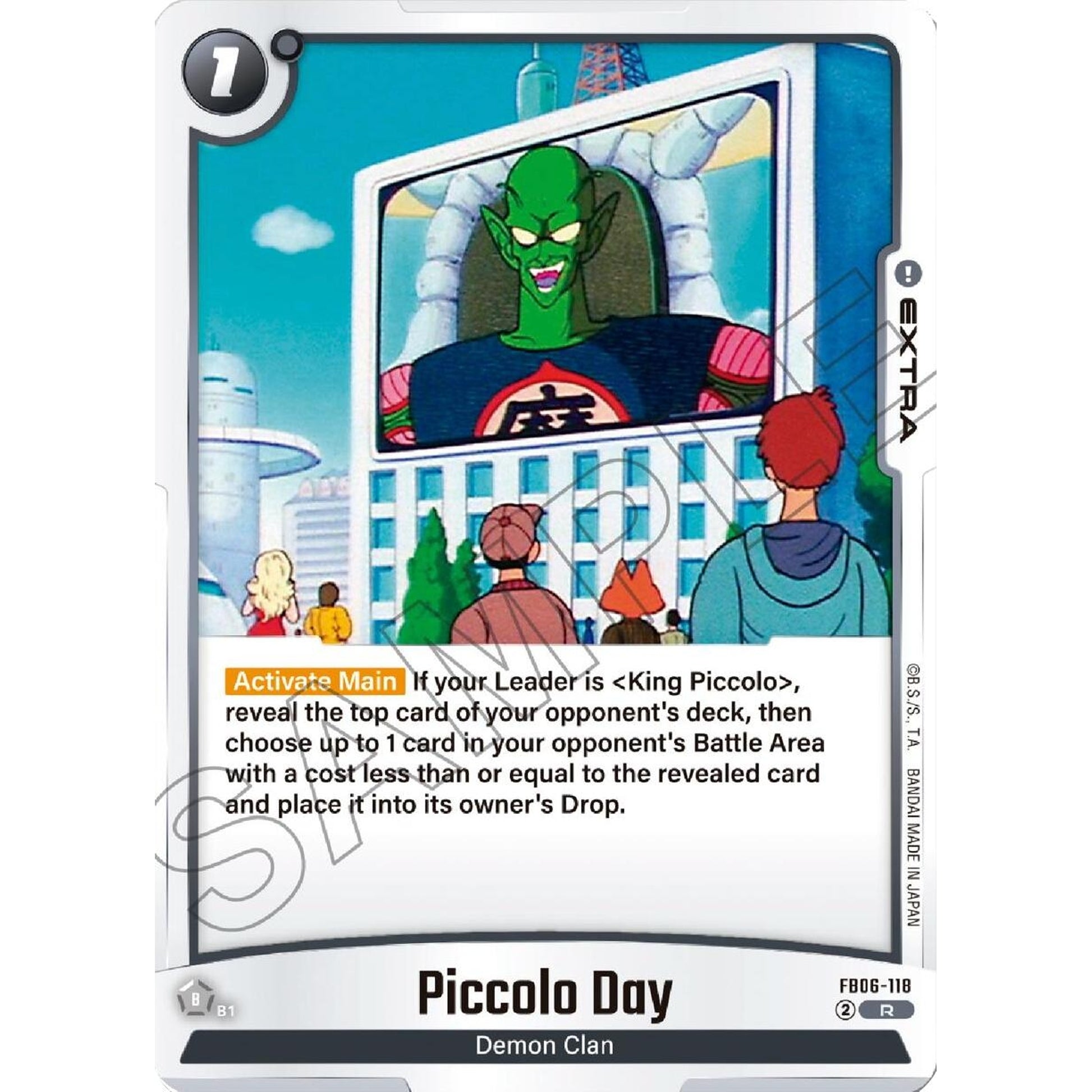 Image for Piccolo Day (FB06-118) (FB06) - Dragon Ball Super: Fusion World