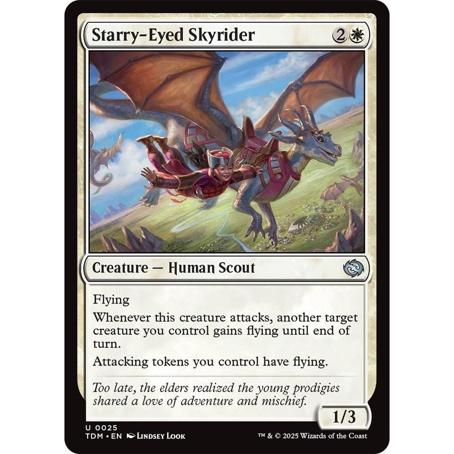 Image for Starry-Eyed Skyrider (25) (TDM) - Magic: The Gathering