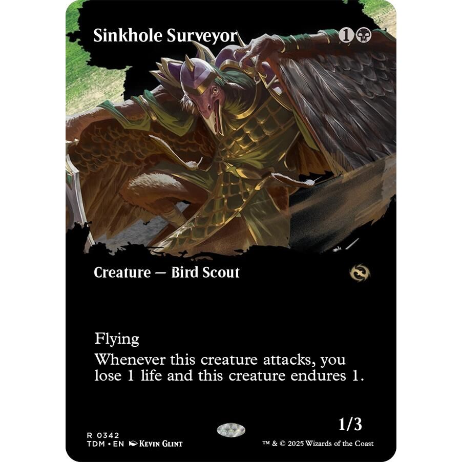 Image for Sinkhole Surveyor (Borderless) (342) (TDM) - Magic: The Gathering