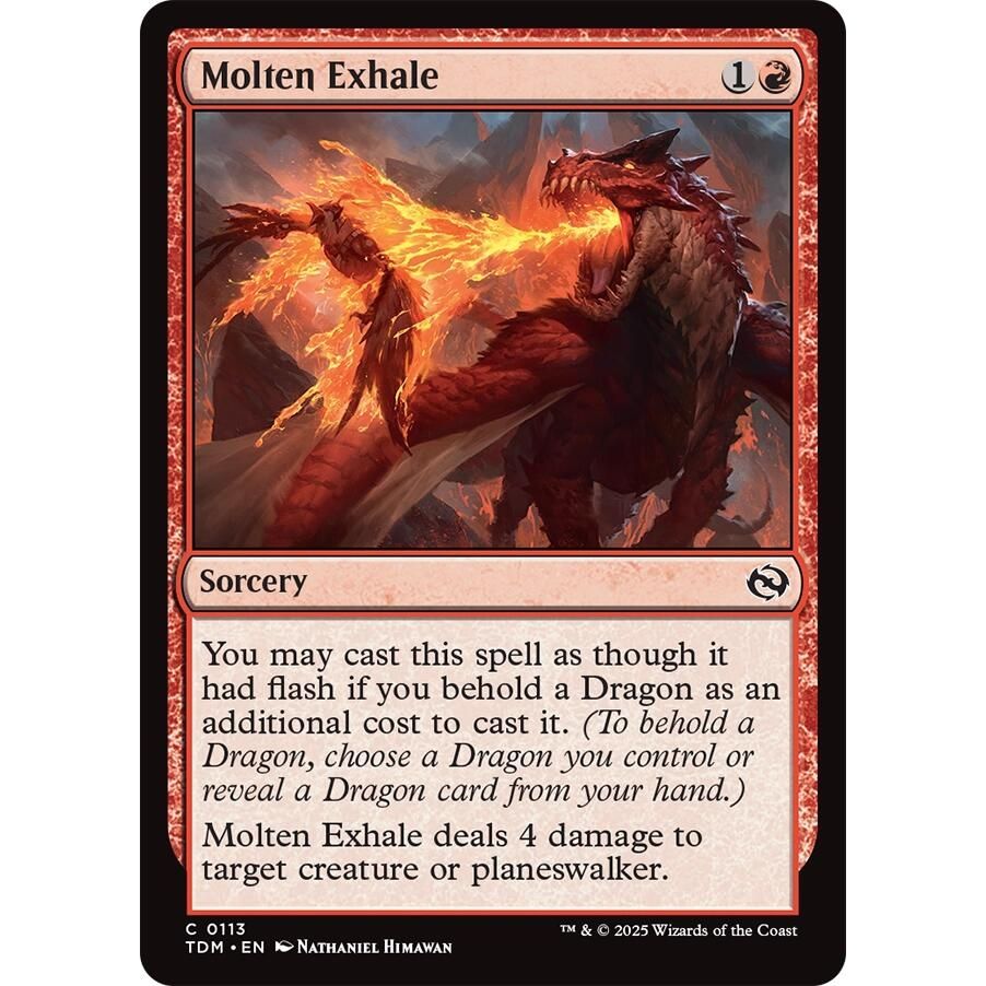 Image for Molten Exhale (113) (TDM) - Magic: The Gathering