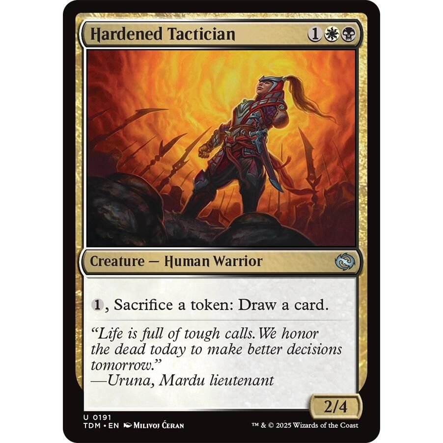 Image for Hardened Tactician (191) (TDM) - Magic: The Gathering