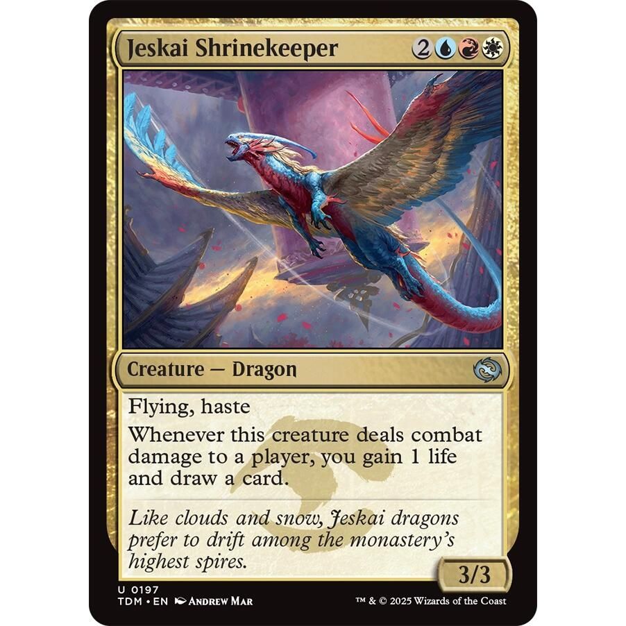 Image for Jeskai Shrinekeeper (197) (TDM) - Magic: The Gathering