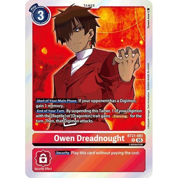 Image for Owen Dreadnought (BT21-081 R) (BT21) - Digimon Card Game