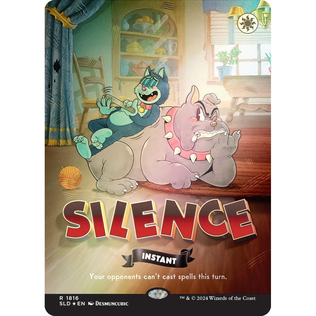 Image for Silence (1816) (Rainbow Foil) (1816) (SLD) - Magic: The Gathering